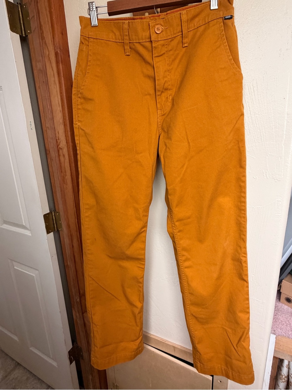 Men's Mustard Pants - Loose Fit